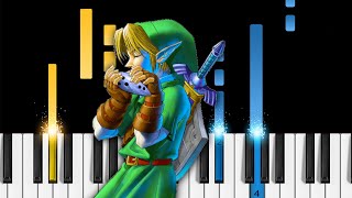 The Legend of Zelda  Sarias Song  EASY Piano Tutorial [upl. by Edwin243]