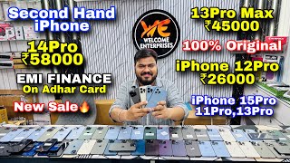 Biggest iPhone Sale Ever 🔥 Cheapest iPhone Market  Second Hand Mobile  iPhone 15Pro 14Pro 13Pro [upl. by Ailimat280]