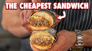 The Cheapest Sandwich Ever Chopped Cheese  But Cheaper [upl. by Latta]