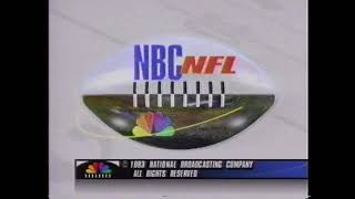 1993 NBC NFL TV spot 2 [upl. by Ulane]