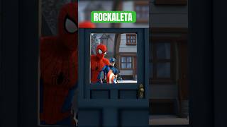 Rockaleta😂 ia marvel fortnite gaming deadpool spiderman capitanamerica humor gamer [upl. by Proulx]