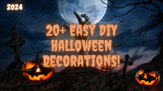 20 Easy DIY Halloween Decorations You Can Make at Home [upl. by Petes]