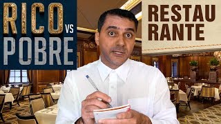 RICO vs POBRE  Restaurante [upl. by Honorine]