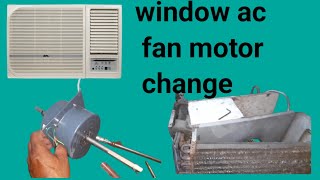 window ac fan motor change kaise krewindow ac pcb wiring connection kaise [upl. by Narot]