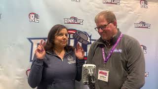 WCCO Radios Vineeta Sawkar live from the Hockey Expo [upl. by Adraynek]