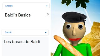 Baldis Basics in different languages meme [upl. by Naashom646]