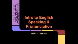 Intro to Speaking amp Pronunciation Overview [upl. by Aehtrod]