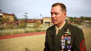 Recon Marine awarded Silver Star Medal Purple Heart Interview  Staff Sgt Williams [upl. by Malena59]