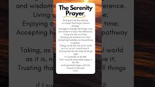 The Serenity Prayer serenity prayerforpeace jesuschrist [upl. by Aldredge2]