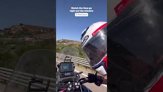 on the road in sardinia africatwin automobile sardegna travel smartphone [upl. by Jegger]