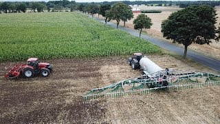 Case IH Traktoren bei der HerbstbestellungNEW KOTTE GARANT  Vogelsang Swing Max [upl. by Tompkins718]