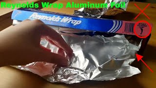 ✅ How To Use Reynolds Wrap Aluminum Foil Review [upl. by Stockwell]