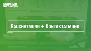 Atemtraining Bauchatmung amp Kontaktatmung [upl. by Ellerd]