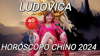 LUDOVICA SQUIRRU HORÓSCOPO CHINO 2024 [upl. by Pentha]