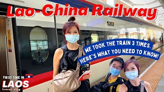 Our LAOCHINA RAILWAY LCR Experience 🇱🇦  How to buy Tickets Station amp Train Tour Pros amp Cons [upl. by Joshuah123]