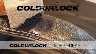 COLOURLOCK Lederpflege  Möbelleder Leder Fresh Anleitung  COLOURLOCK [upl. by Rehtaef458]