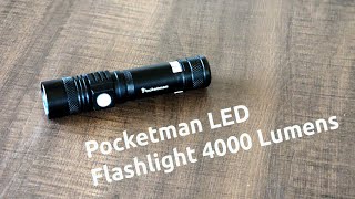 Pocketman LED Flashlight ⚡ 6 Months usage review 🔥💯 [upl. by Raffo]