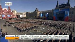 Militärparade in Russland  VOR ORT vom 09052013 [upl. by Oppen941]