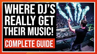 WHERE DO DJs GET THEIR MUSIC  COMPLETE GUIDE 2021 [upl. by Kalindi7]