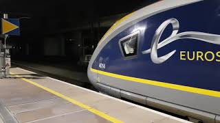 Eurostar 374 014  013 Departing Ebbsfleet on train 9163 [upl. by Apurk]