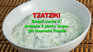 TZATZIKI  Scopri come si prepara  Ricetta Originale Greca [upl. by Nihcas782]