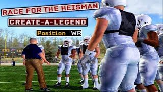 NCAA Football 06  Race For The Heisman Walk On WR  Intro and Back Story Ep 1 [upl. by Mommy]