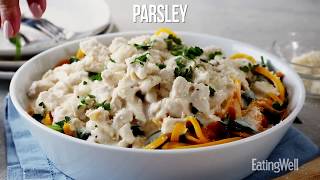 How to Make Butternut Squash Chicken Alfredo with Spinach  EatingWell [upl. by Cory436]