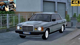 Mercedes Benz 280E W123 1983  Euro Truck Simulator 2  Steering Wheel Gameplay [upl. by Annohs444]