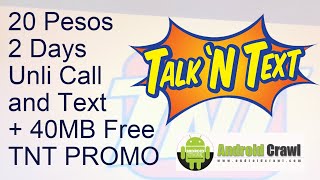 TNT 20 Pesos Promo ALLNET 20 50MB Data  Unli Call All Network [upl. by Gavra898]