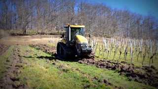 CAT Challenger MT765D beim Weinberg tiefenlockern [upl. by Latsirc]