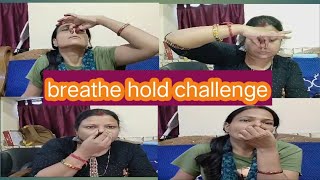 BREATH HOLD CHALLENGEREQUESTED VIDEOHIDDEN NOSE PIN RING CHALLEN xyzuv by request  komalika vl [upl. by Norha]