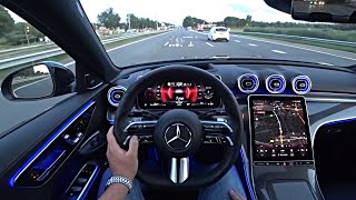 The New Mercedes C Class AMG 2024 Test Drive [upl. by Shel816]