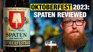 Spaten Oktoberfestbier 2023 Oktoberfest German Beer Review [upl. by Kaliski595]