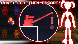 FNAF INTO THE PIT  CUT CONTENT MINIGAME SECRETS AND EASTER EGGS [upl. by Nnyloj429]