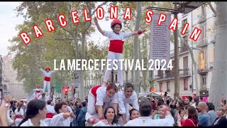 LA MERCE FESTIVAL 2024 BARCELONA SPAIN 20092024 [upl. by Nevar118]