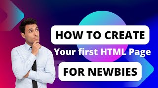 Creating First HTML Page  Learn HTML [upl. by Rosenblatt]