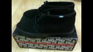 VANS CHUKKA BOOT Black Black バンズ チャッカブーツ ブラック ブラック [upl. by Klusek]