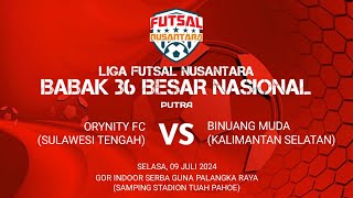 LIVE LFN  ORYNITY FC SULAWESI TENGAH VS BINUANG MUDA KALIMANTAN SELATAN [upl. by Yenduhc]