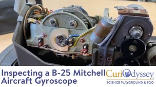 How It Works Inside Look at a B25 Mitchell Aircraft Gyroscope [upl. by Yhtomiht]