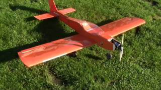 GP Carl Goldberg Tiger 2 Kit Electric Maiden Flights [upl. by Risley956]