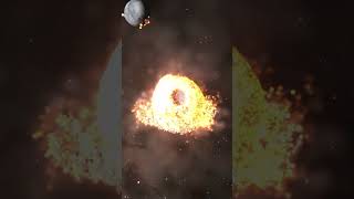 Many meteorites collide with the Earth1M particles [upl. by Ramedlav]