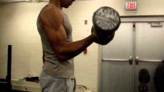 50lb Dumbbell curl 4 reps [upl. by Felten687]