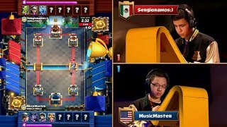 Gran Final Clash Royale mundiales del Crown Championship 2017  Sergio Ramos vs MusicMaster [upl. by Romelle945]