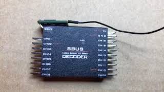 FrSky 16 channel receiver using Sbus [upl. by Tnerual]