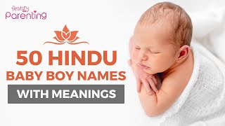 50 Hindu Baby Boy Names With Meanings From A to Z  Hindu Boy Names  Baby Boy Names [upl. by Julide775]