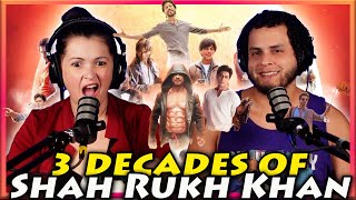 3 Decades Of Shah Rukh Khan Reaction [upl. by Aliemaj]