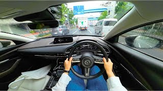 【視点カメラ】MAZDA CX30｜POV Rainy Day Driving｜Part97 [upl. by Hillell]