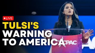 CPAC 2024 LIVE  Tulsi Gabbard Warns Of ‘Assault’ On US Democracy  Tulsi Gabbard Speech LIVE [upl. by Barb195]