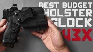 BEST BUDGET HOLSTER FOR MY GLOCK 43X MOS WITH TLR 7 SUB [upl. by Eemak]