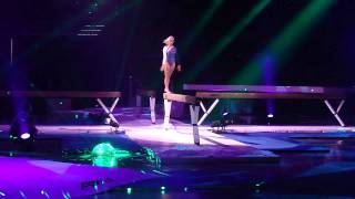 Nastia Liukin 10252012 Kelloggs Tour of Gymnastics Champions Beam [upl. by Tamera341]